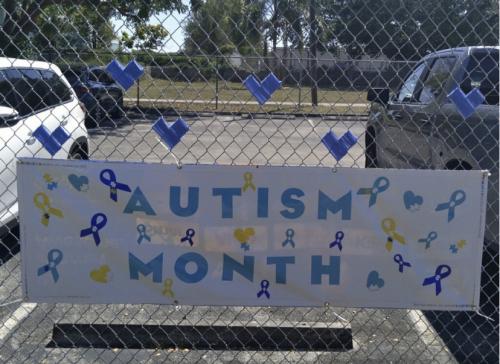 autism month sign